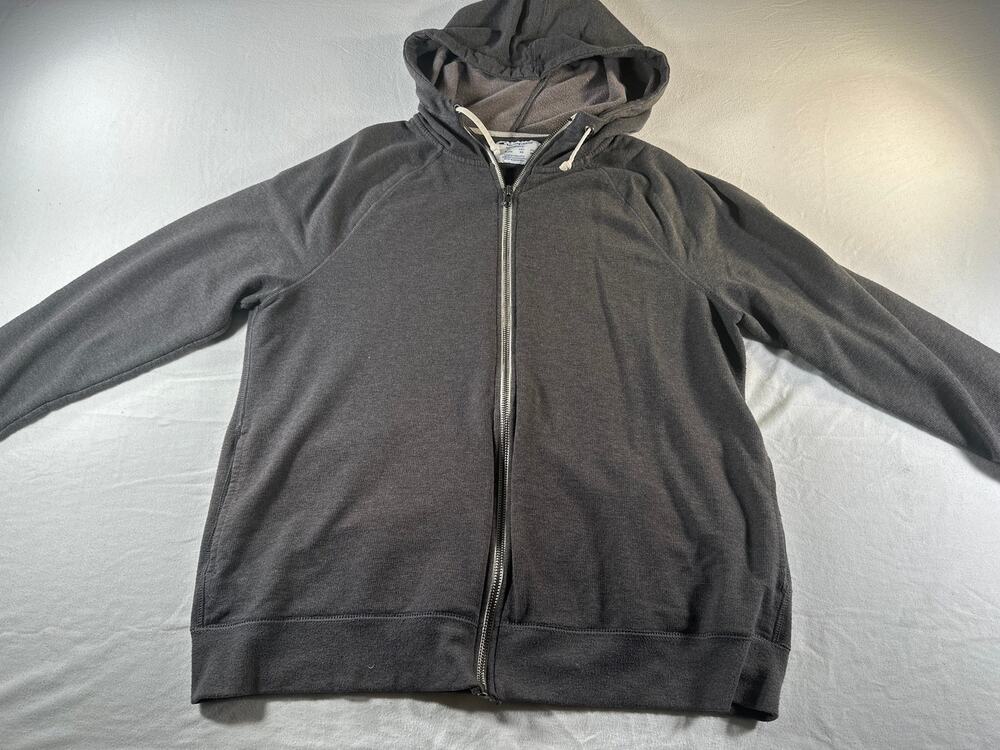 Champion Authentic Gray Full Zip Hoodie Sweatshirt